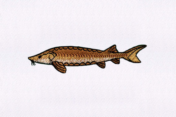 Brown Fish Design Review for Business Embroidery