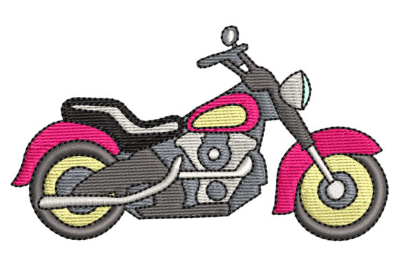 Classic Motorcycle Embroidery Design Review
