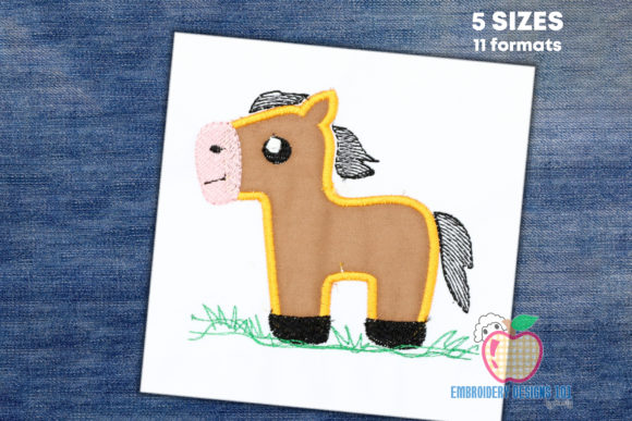 Cute Pony Horse Applique Review