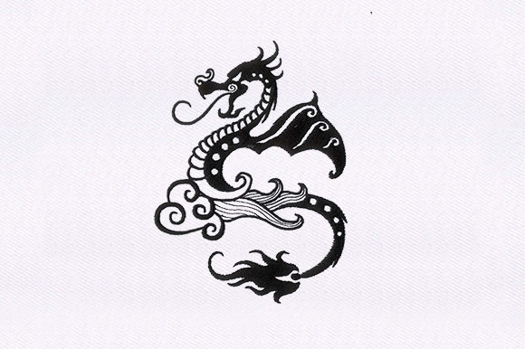 Dragon Embroidery Design Review for Boutique Apparel