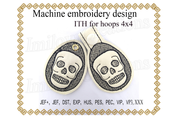 Key Fob Skull - In The Hoop Review