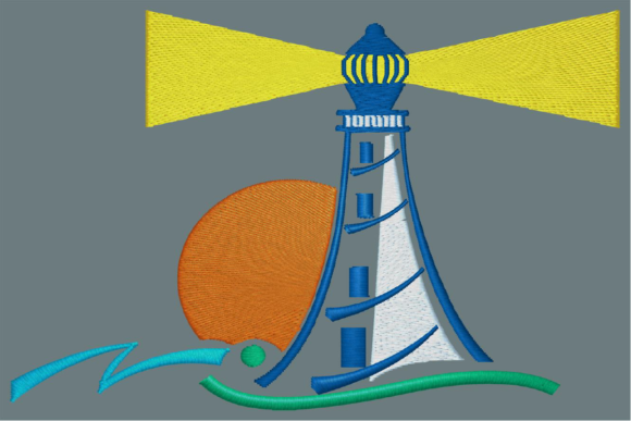 Lighthouse Sunset Embroidery Design Review