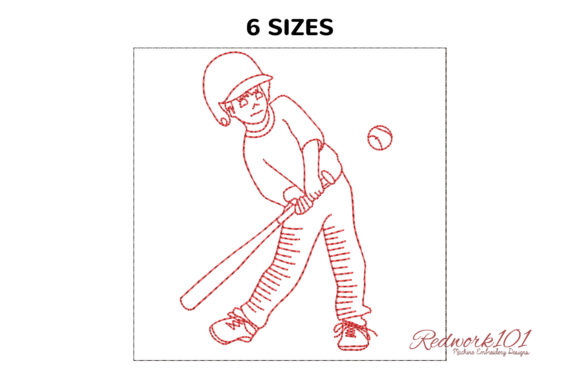 Little Boy Hitting Bat in Baseball